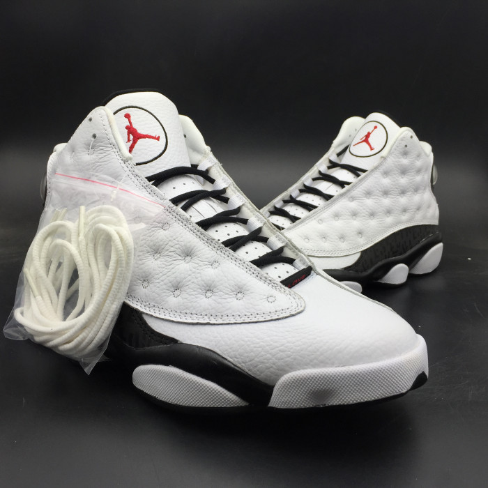 AIR JORDAN 13 RETRO SNGL DAY "LOVE AND RESPECT" black/ white mens 888164-112
