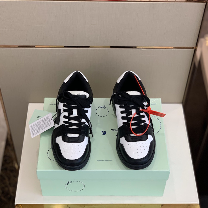 OFF WHITE™ C/O VIRGIL ABLOH OUT OF OFFICE LOW-TOP LEATHER SNEAKERS "OOO"