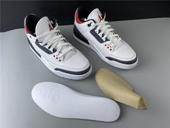 AIR JORDAN 3 RETRO "WHITE FIRE RED" CZ6431-100