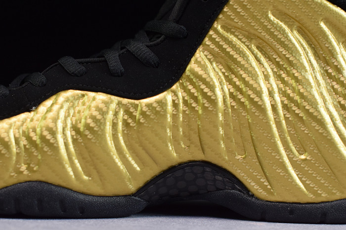 Nike Air Foamposite Pro “Metallic Gold” Black mens 624041-701