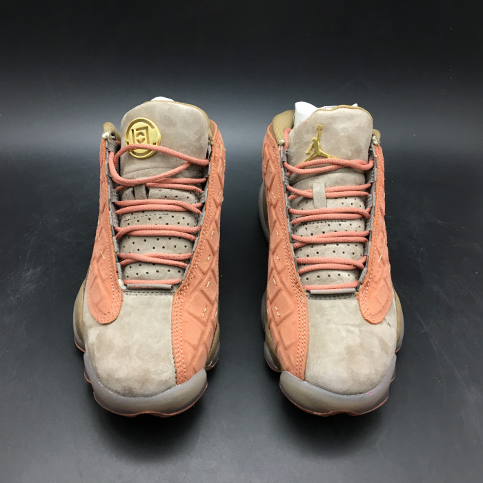 CLOT x Air Jordan 13 Low Sepia Stone/Canteen-Terra Blush AT3102-200