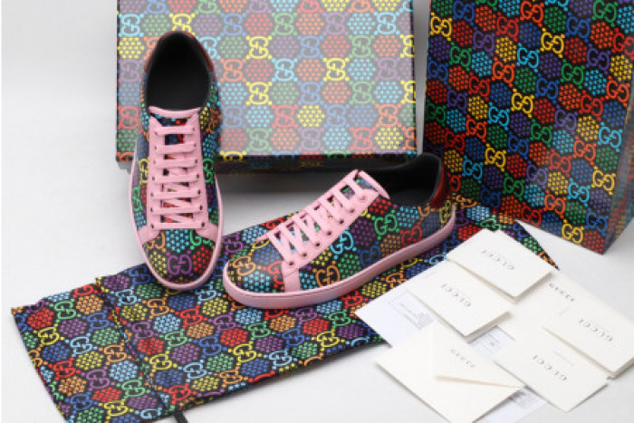 G*u*i ace embroidered low-top sneaker 610085 h2020 1115