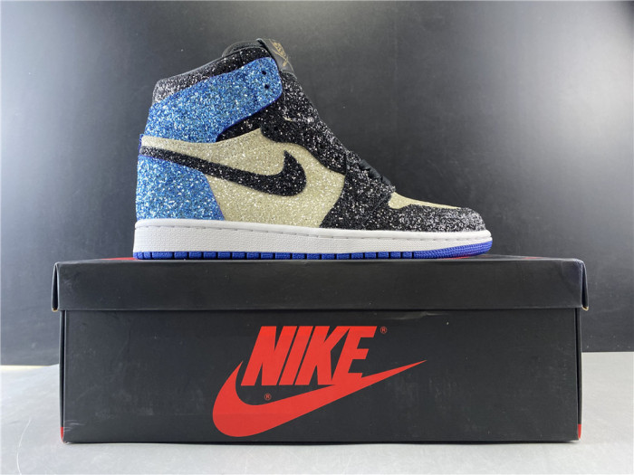 FRAGMENT DESIGN X AIR JORDAN 1 “GLITTER” CK5566-400