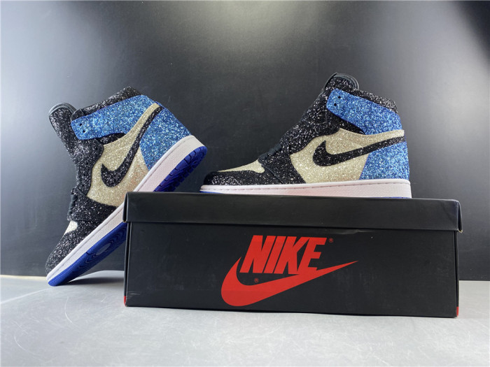 FRAGMENT DESIGN X AIR JORDAN 1 “GLITTER” CK5566-400