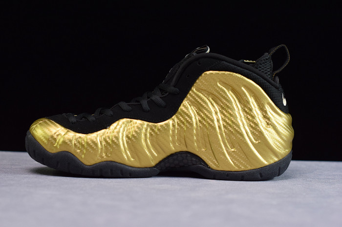 Nike Air Foamposite Pro “Metallic Gold” Black mens 624041-701