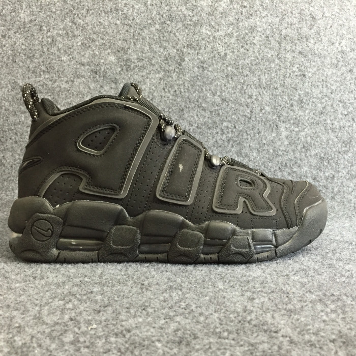 Nike Air More Uptempo “Triple Black Reflective” 414962-004